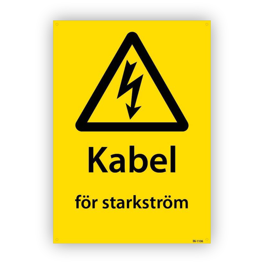 Kabel för starkström