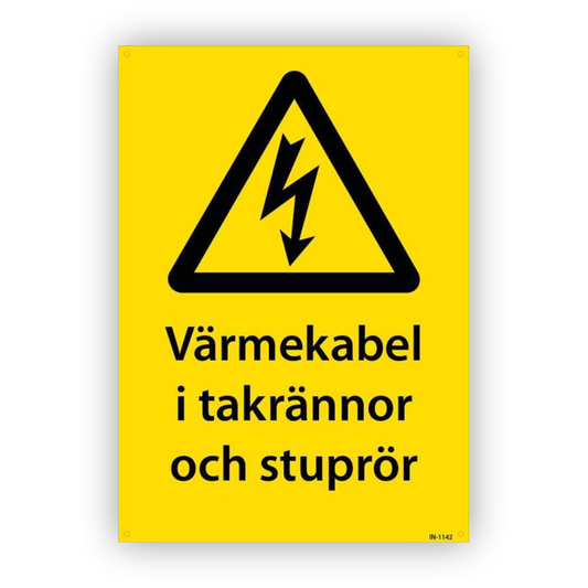 Värmekabel i takrännor och stuprör