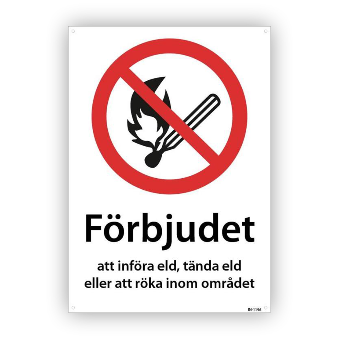 Eld förbjuden